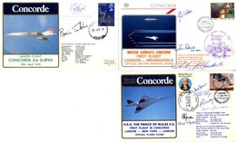 CONCORDE Collection Of Commemorative & Flown Covers (335) Housed In Six Display Albums, Incl. Multi Signed & Individual  - Sonstige & Ohne Zuordnung