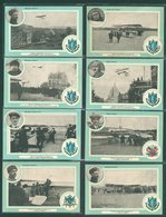 AVIATION Range Of Cards (20) Incl. 19 From The Same Series Depicting Aviators And Their Machines Taking Part In The Euro - Non Classificati