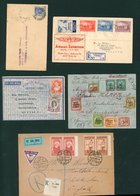 Accumulation Of 50+ Items Incl. 1949 Air Letter From Nuku'alofa, Tonga To England Franked 2d & 6d Values Interesting Ext - Andere & Zonder Classificatie