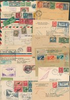 PAN PACIFIC CLIPPER AIRMAIL COVERS Collection Circa 1920's/30's Of Over 570 Airmail Covers All Housed In 16 Loose Leaf B - Autres & Non Classés