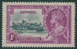 1935 Silver Jubilee 1s Slate & Purple With 'dot By Flagstaff' Variety M, Gum A Little Toned, SG.94h. Cat. £375. (1) - Other & Unclassified