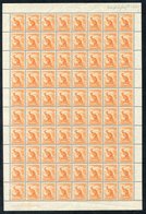 1938 ½d Wallaroo UM Sheet Of Eighty (a Handful With Gum Creases), SG.164. Cat. £200+ - Sonstige & Ohne Zuordnung