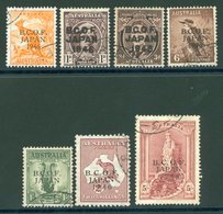 BRITISH COMMONWEALTH OCCUPATION FORCE JAPAN 1946 Optd Set VFU, SG.J1/J7. Cat. £275. (7) - Other & Unclassified