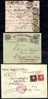 1834-1916 Selection Of Entires, Cards & Covers, Various Frankings & Cancels With 1916 Registered To Sofia Bearing 10l +  - Altri & Non Classificati