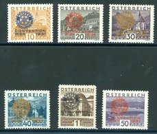 1931 Rotarian Congress Set, Fresh UM, SG.666/671. Cat. £350. (6) - Sonstige & Ohne Zuordnung