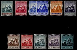 1905 MCCA Vals To 2/6d + Extra 2½d Shade, M, From SG.135/144, 1909 MCCA Set M, SG.163/9. Cat. £330. (11) - Sonstige & Ohne Zuordnung