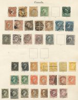 1859-1970's Chiefly U Collection In A Simplex Album Incl. 1859 1c (2), 12½c (3), 17c, Range Of Large Queens 18 To 15c &  - Autres & Non Classés