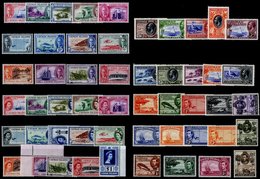 1935 Pictorial Defin Set To 2s M, SG.96/105, 1938-48 KGVI Defin Set M, SG.115/126, 1950 KGVI Defin Set M, SG.135/147, 19 - Other & Unclassified