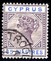 1894-96 45pi Grey-purple & Blue VFU With ?? C.d.s. SG.49. Cat. £160. - Autres & Non Classés