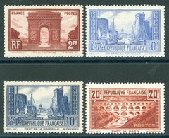 1929-33 2f Brown, 10f Type I & II, 20f Pl.13½, All Fine M, From SG.471/475. Cat. £683. (4) - Autres & Non Classés