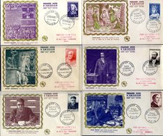 1954 National Relief Fund Set On Six Illustrated FDC's With Special Cancels, SG.1215/20 (Stamps Cat. £200 As Basic Used) - Sonstige & Ohne Zuordnung