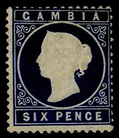 1880-81 CCC (upright) 6d Blue Showing R/S Sloping Label Variety, Moderate Overall Toning, Centred To Upper Right, Part O - Autres & Non Classés