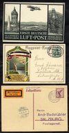 1912 May 19th Special Flight Heidelberg - Mannheim Official Flown Card, 1914 May 10th Special Flight Dresden - Leipzig S - Andere & Zonder Classificatie