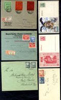 1913-33 Selection Of Cards/covers Incl. Wilhelm II Jubilee; 1923 Taxe Percue Stamps On Halle Registered; 1934 25pf Colon - Andere & Zonder Classificatie