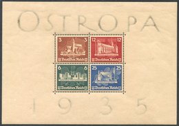 1935 OSTROPA M/Sheet, M (heavy Gum Toning & Adhesions), SG.MS576a. - Sonstige & Ohne Zuordnung