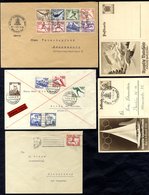 1936 Selection Of Cards/covers Bearing Olympic Issues & Cancels Incl. Complete Set Of Summer Games Issue. (9) - Autres & Non Classés