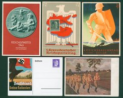 1936-39 Propaganda Cards (5) Incl. 1936 Nov Goslar Commemorating The 4th National Farmer's Day (scarce Card), 1938 Natio - Andere & Zonder Classificatie