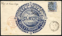 1896 (27 May) 'Rosser Jones & Co Wolverhampton' Firm's Advertising Envelope Used Back To Wolverhampton, Bearing 1891 2½d - Sonstige & Ohne Zuordnung