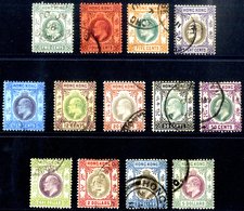 1904-06 MCCA Set Up To $5. SG.77/89. Cat. £1080. (13) - Other & Unclassified