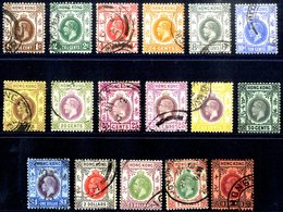 1912-21 MCCA Set, VFU Incl. Both 25c, SG.100/116. Cat. £800. (17) - Sonstige & Ohne Zuordnung