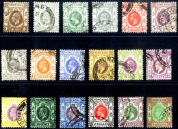 1921 MSCA Set VFU, SG.117/132. Cat. £200. (18) - Other & Unclassified