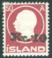 1921-30 10k On 50a Claret Fine M, SG.148. Cat. £350. (1) - Sonstige & Ohne Zuordnung