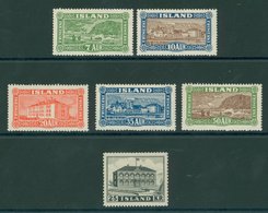 1925 Views Set UM, SG.151/5, 1952 25k Parliament Building UM Minor Gum Wrinkles, SG.308. Cat. £500. (6) - Sonstige & Ohne Zuordnung