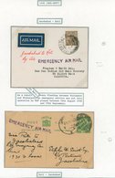 1930 RAF Flood Emergency Airmail Flight Jacobabad - Reti With Cachet, Another But Reti - Jacobabad 2.9.30. - Sonstige & Ohne Zuordnung