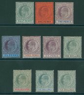 1904-06 MCCA Set M (some Tone Spots On 2½ & 3d Vals, 2½d & 2/6d Creased), SG.54/63a. Cat. £170. (10) - Sonstige & Ohne Zuordnung