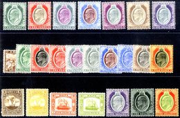 1903-04 CCA Set M SG.38/44, 1904-14 MCCA Set M. Cat. £430. (24) - Sonstige & Ohne Zuordnung