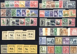 1938 Defin Set UM, 1948 New Constitution Set M, 1956 Defin Set M, Also The 1925 Postage Due Set M, SG.D1/10. Cat. £355.  - Sonstige & Ohne Zuordnung