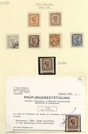 1879-1916 Collection In Two Albums & Stock Book With 1874 First Issue Perf. 10½ Narrow Wmk. Set Of Eight Unused, Thereaf - Sonstige & Ohne Zuordnung