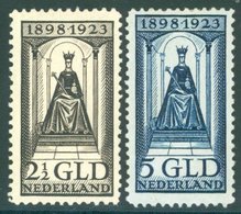 1923 25th Anniversary Of Queens Accession 2½g & 5g, Fine M SG.268/9. Cat. £625. (2) - Sonstige & Ohne Zuordnung