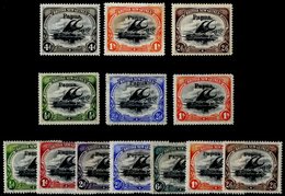 1906 Large Papua Overprint, Wmk Horizontal, Thick Paper 4d Black & Sepia, 1s Black & Orange And 2/6d Black & Brown, Smal - Sonstige & Ohne Zuordnung