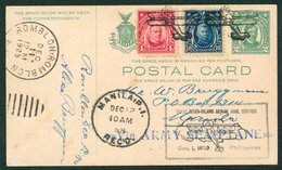 1925 Dec 12th US Army Seaplane First Flight Cover Romblou - Manila With Boxed Cachet (only 8 Flown), Early & Rare. (1) - Autres & Non Classés