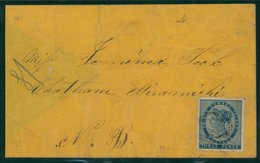 1864 (Dec 1) Cover To Chatham, New Brunswick, Franked At Provincial Rate By 1862-69 3d Deep Blue (SG.23) Well Centred Ex - Sonstige & Ohne Zuordnung