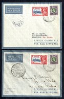 1935 Dec 18th ALA LITTORIA/Imperial Airways First Flight Cover Berbera - Khartoum Company Cover Franked 6a Defin + 1a Ju - Autres & Non Classés