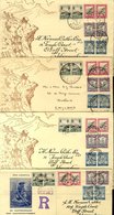 1938 Voortrekker 'Trek' Covers Group, Incl. 1933-6 Memorial Fund Sets On Five Covers With Different Pmks Incl. Scarce Bu - Autres & Non Classés