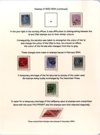 1870-85 Range Neatly Written Up In Protectors Incl. 1870-72 1d (4), 6d (2) U, Pl.14 1d, 4d & 6d U, 1882-90 2½d Pale Red  - Autres & Non Classés