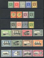 1912-21 MCCA Set, M Incl. 4d & 1s Variations SG.78/88, 1936 Pictorial Defin Set, M (gum Toned) SG.113/124 Cat. £198 (25) - Autres & Non Classés