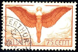 1923 75c Red-orange 'Air' On Chalky Paper VFU, SG.326a, RPS Cert. States Cancelled By Favour. - Sonstige & Ohne Zuordnung