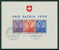 1936 National Defence Fund M/Sheet VFU, SG.MS367. Cat. £325. (1) - Sonstige & Ohne Zuordnung