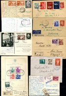 1937-50's Range Of 48 Covers, Cards & Some Duplicated Stationery, A Variety Of Frankings Incl. Single & Multiple, Noted  - Sonstige & Ohne Zuordnung