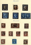 1840-1964 M & U COLLECTION Housed In A Simplex Album Incl. 1840 Penny Black (3), 1840 2d - Faults, 1841 2d Singles (2) & - Autres & Non Classés