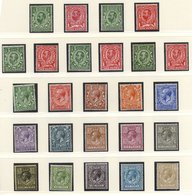 COLLECTION 1911-69 Of M Or UM Housed In A Lindner Hingeless Album Commencing With Downey Head Basic Set (10), 1912 Royal - Altri & Non Classificati