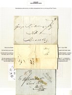 Penny Posts: 1827-38 With DEAL/Penny Post, Boxed Alnwick/Penny Post, Italic Liverpool & Ironbridge Faint Marks, Boxed Sh - Sonstige & Ohne Zuordnung