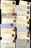 ACCUMULATION 1840's-1940's Incl. 1841 1d Covers, Perf. 1d Reds (mixed Grades) N.E. England Interest With Undated Circles - Other & Unclassified
