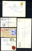 1879-1990's Registered Mail Collection In Three Multi Ring Albums With Overseas Destinations Incl. Europe, USA, South Af - Altri & Non Classificati