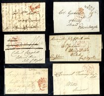 FREE FRANKS 1705-1839 Range Of 'Free' EL's & Fronts Incl. 1705 'Frank’ EL With Fine Small Bishop Mark, Circular,  'cartw - Sonstige & Ohne Zuordnung