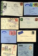 CHESHIRE 1930-74 Range Of Covers Incoming Or Outgoing Incl. 1940 Unpaid Cover From Wallasey Cheshire To London With 5d P - Sonstige & Ohne Zuordnung